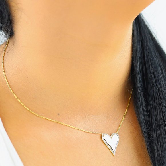 Amma Heart Gold Necklace 